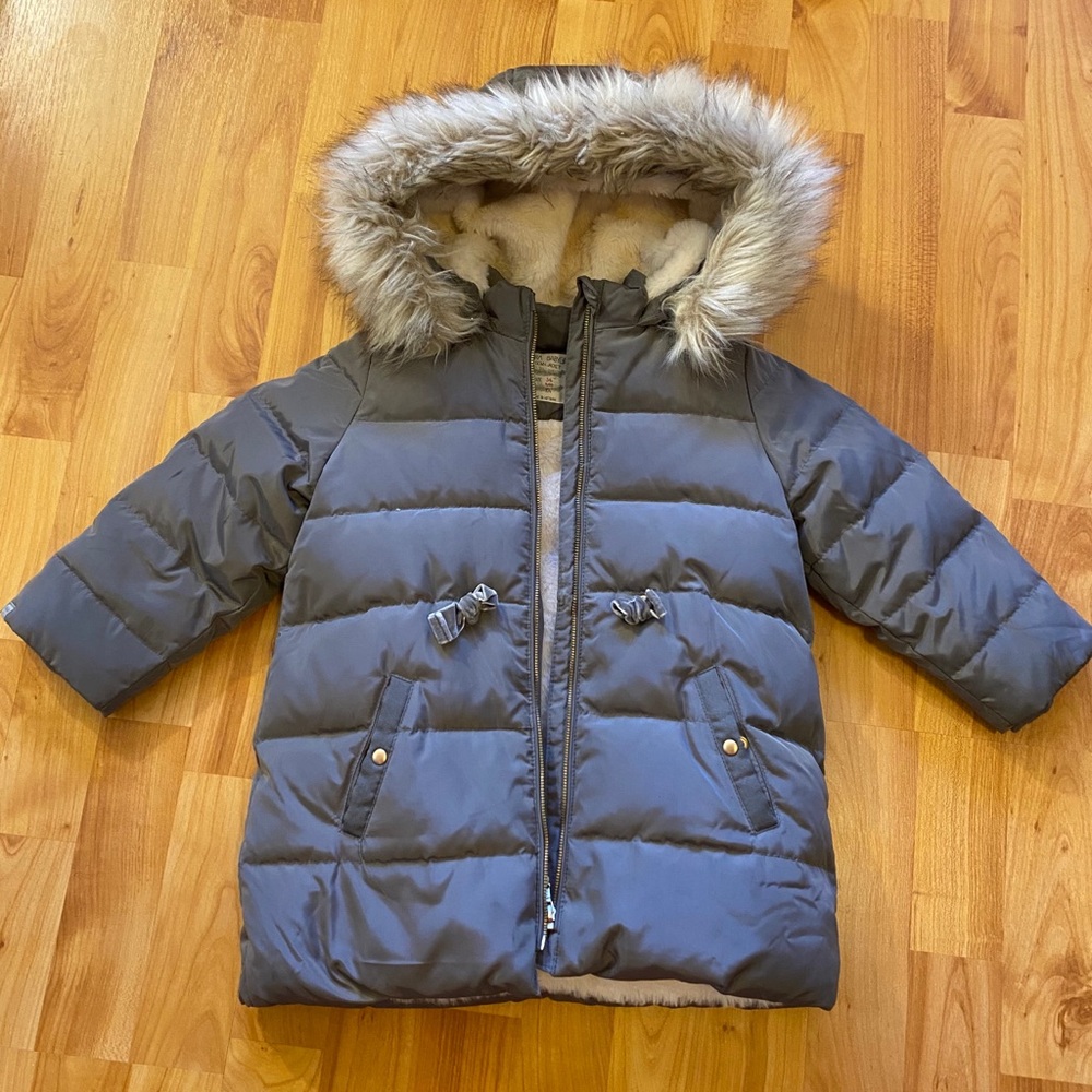 Zara girls down coat